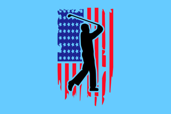 American Flag Golf SVG: Graphics and Crafts in Action