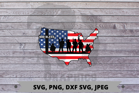 American Flag Soliders: Graphics and Crafts