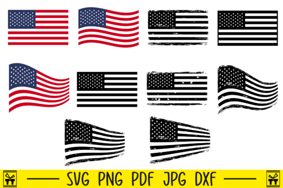 American Flags - Grunge Flag
