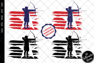 Archery - Men Flag Graphics and Crafts