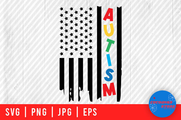 Autism Flag, Autism Awareness Flag Svg