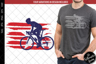 Cycling - Men Flag Graphics for Crafts