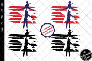 Ice Skating - Couple Flag Graphics and Crafts