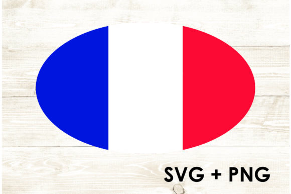 Rugby France Flag Graphics for Crafts Projects