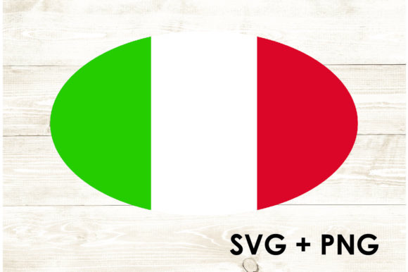 Rugby Italy Flag Graphics & Crafts