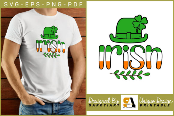 St. Patrick’s Day Irish Flag Color Shirt Graphics