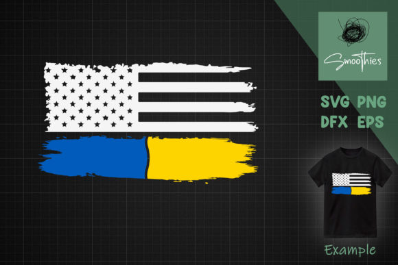Ukraine SVG Ukrainian American Flag: Graphics and Crafts for Real Publishing