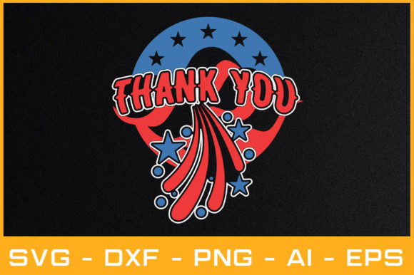 USA FLAG THANK YOU Sublimation Graphics and Crafts
